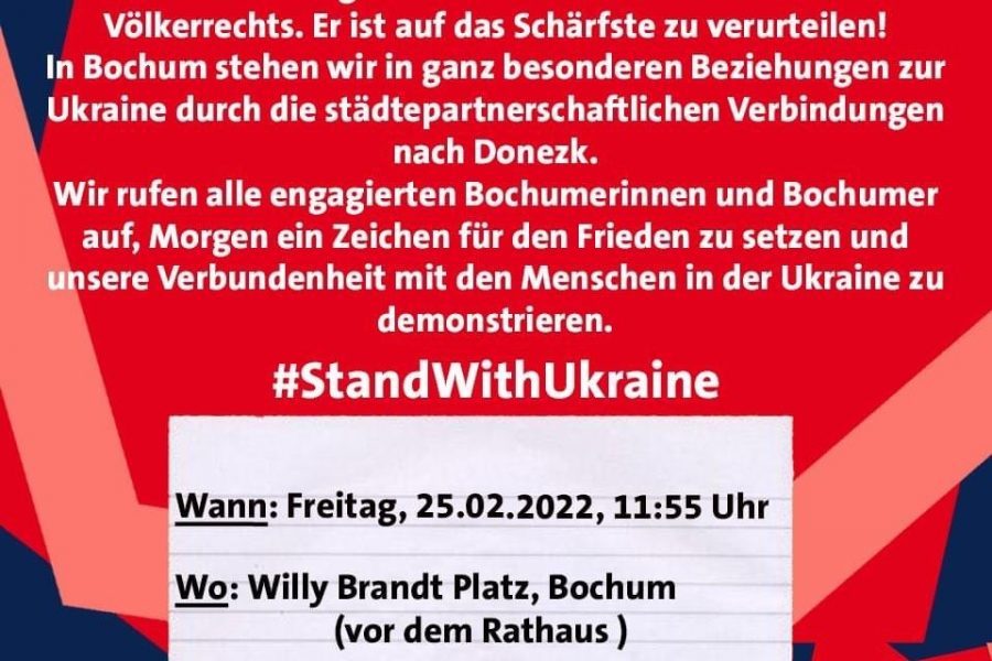 Solidarität mit der Urkaine